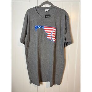 WHERE IM FROM Mens Gray Maryland Flag Graphic T Shirt Crew Neck XL